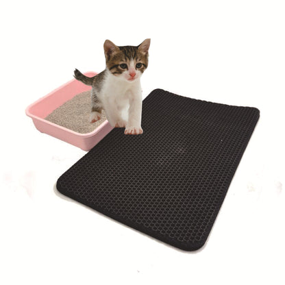 Waterproof Pet Cat Litter Mat Trapping