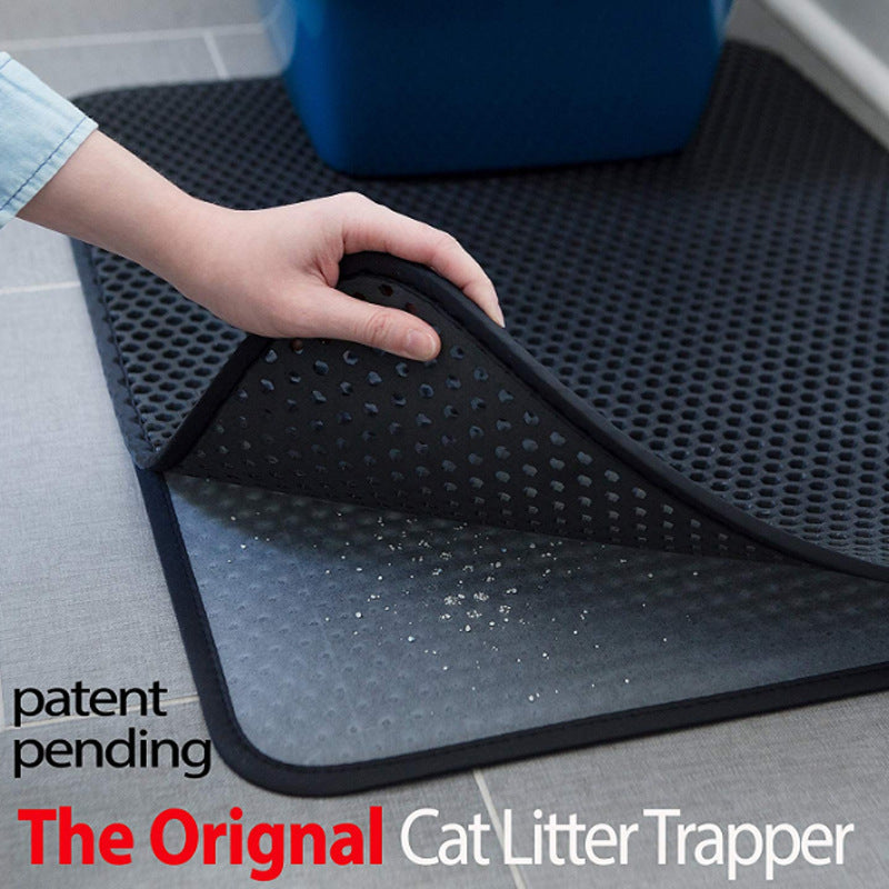 Waterproof Pet Cat Litter Mat Trapping