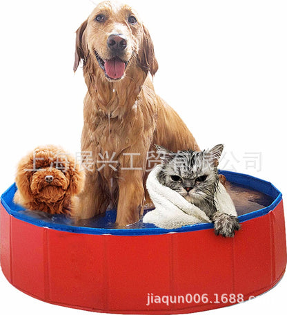 Durable pet bath tub portable dog bath swimming pool