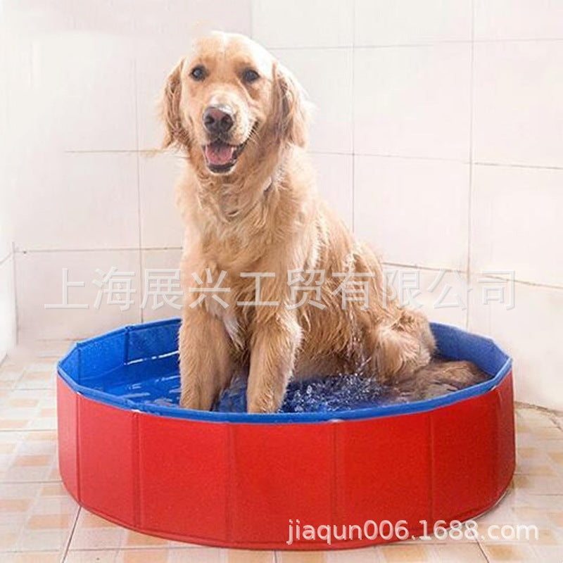 Durable pet bath tub portable dog bath swimming pool